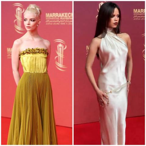 إطلالات النجمات في مهرجان مراكش الدولي للفيلم 2025 - صورة آنيا تايلور جوي من Getty