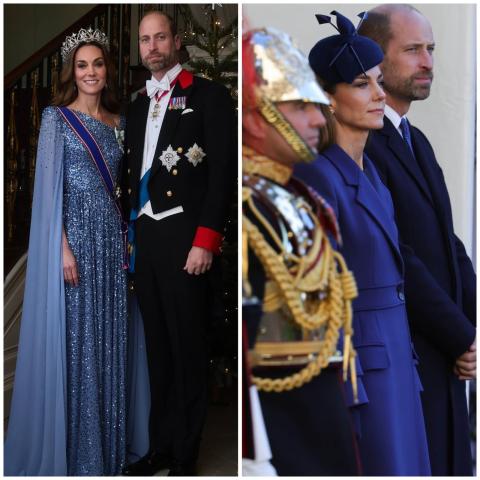 إطلالات كيت ميدلتون من بربري الى جيني بيكهام مع تفاصيل ملكية