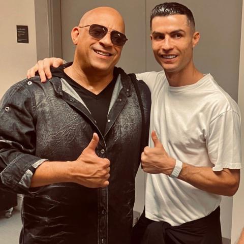 كريستيانو رونالدو وفين ديزل - إنستغرام