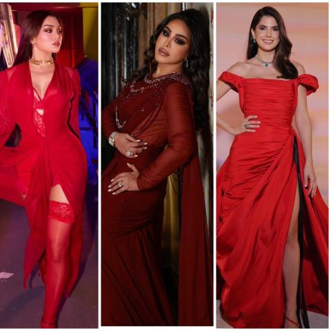 أحلام وهيفاء وهبي.. بإطلالات اللون الأحمر تزيّن الأجواء الاحتفالية هذا الشهر
