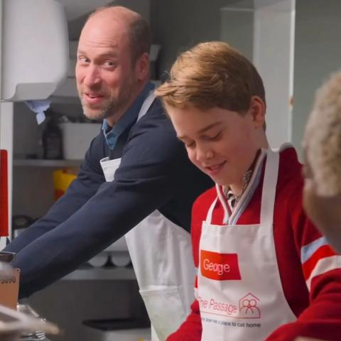 الأمير ويليام والأمير جورج - إنستغرام