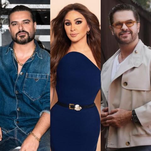 راغب علامة وإليسا وناصيف زيتون