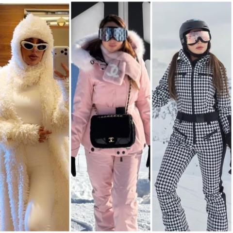 إطلالات مؤثرات الموضة على الثلج: نهى نبيل وهدى قطان