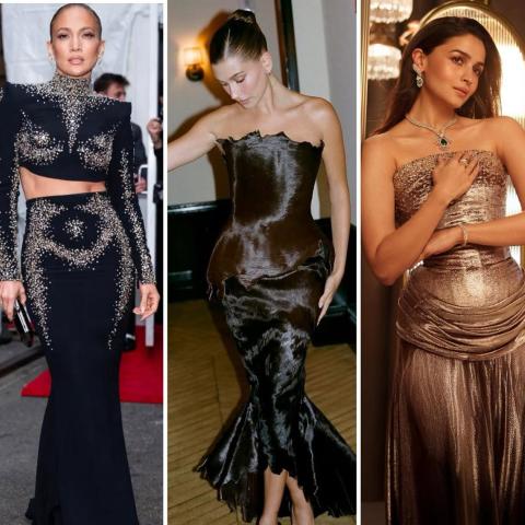 عليا بهات وهايلي بيبر وغيرهن باطلالات بتوقيع عربي في 2025 - الصور من انستغرام النجمات والمصممين