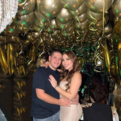 نسرين طافش وزوجها