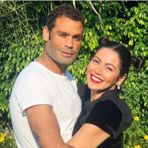 لقاء الخميسي وزوجها