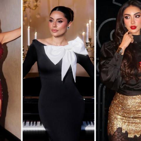 الممثلات العربيات باطلالات احتفالية لافتة في رأس السنة - الصور من انستغرام النجمات