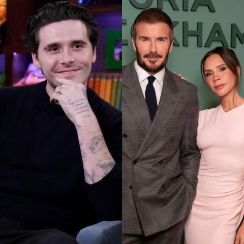 فيكتوريا وديفيد بيكهام - بروكلين بيكهام - إكس