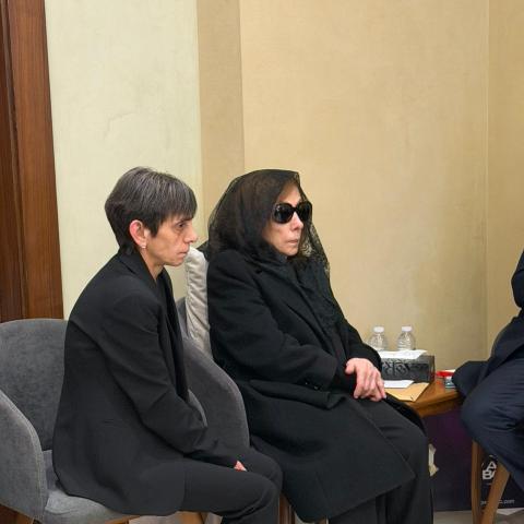 فيروز وابنتها ريما الرحباني - صورة بكاميرا ET بالعربي