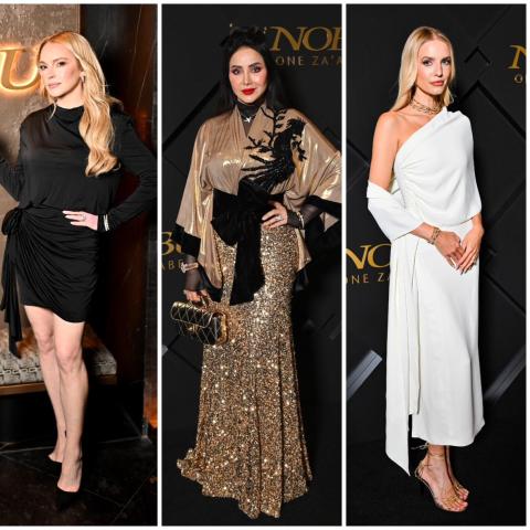 إطلالات النجوم في دبي سيطر على بعضها الطابع الياباني