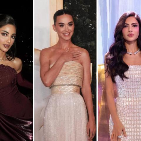 فساتين كوتور وعد العقيلي تزين إطلالات نجمات Joy Awards