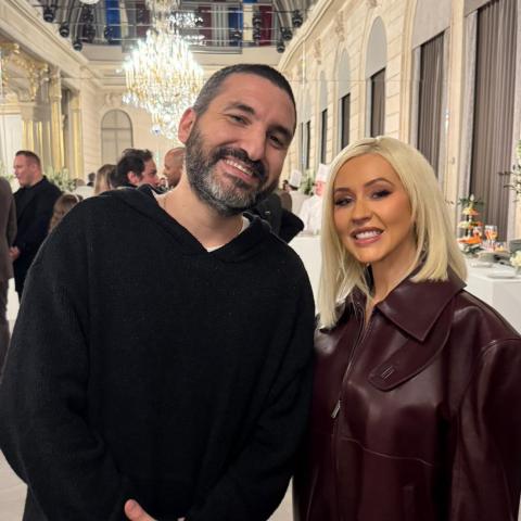 ديو استثنائي بين ابراهيم معلوف و كريستينا أغيليرا في باريس