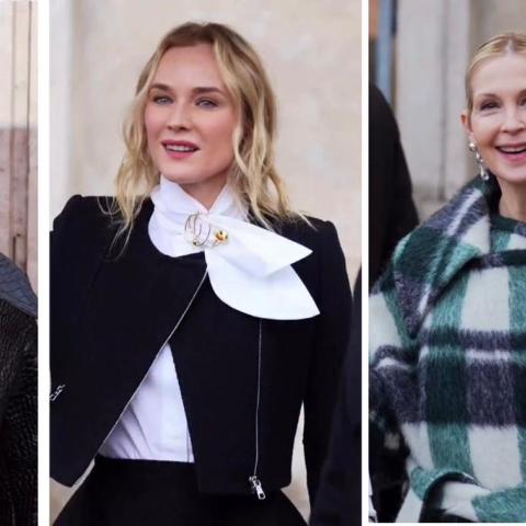 إطلالات النجمات خلال عرض باتو في أسبوع الموضة في باريس