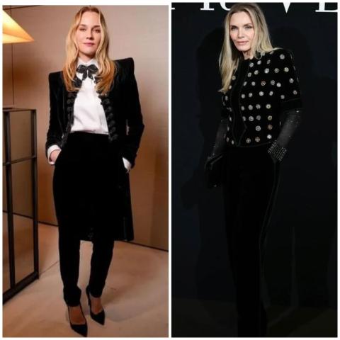 ديان كروغر، كيت هادسون وميشيل بفايفر في عرض Armani Privé