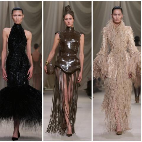 مجموعة محمد آشي ربيع 2026 في باريس… سريالية وأناقة فيكتورية