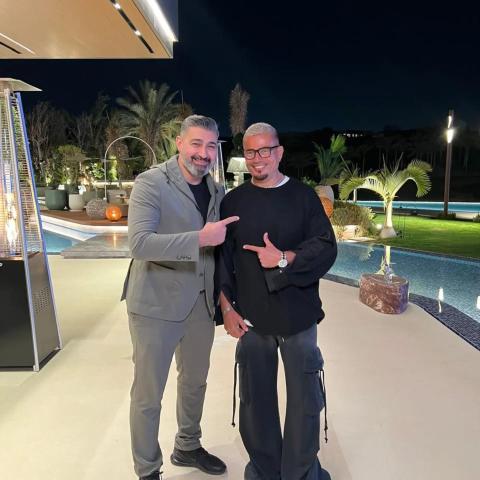 ياسر جلال مع عمرو دياب