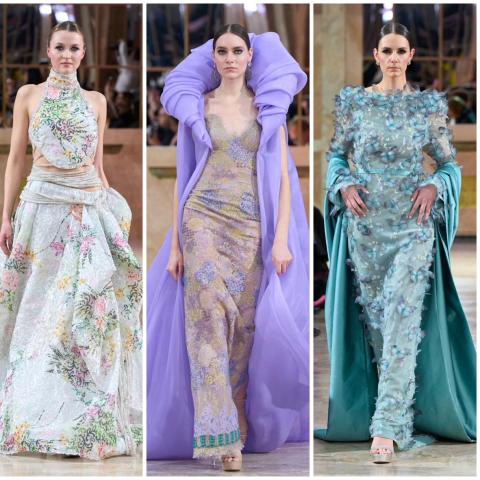 روبير أبي نادر كوتور 2026 بمجموعة مستوحاة من الشفق القطبي