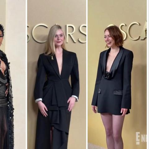 الأسود يتصدر المشهد في غداء مرشحي الأوسكار