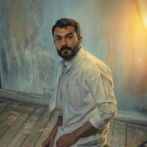 عبدالله بهمن - صورة معدلة من السوشيال ميديا