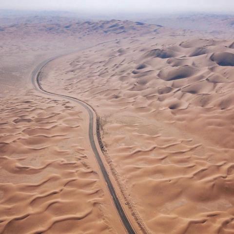 صحراء ليوا - صورة من إنستاغرام