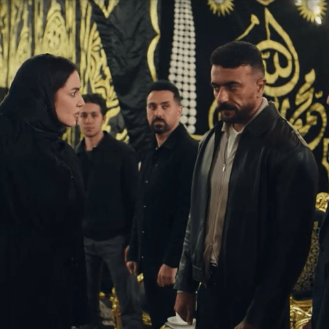 مشهد من مسلسل علي كلاي