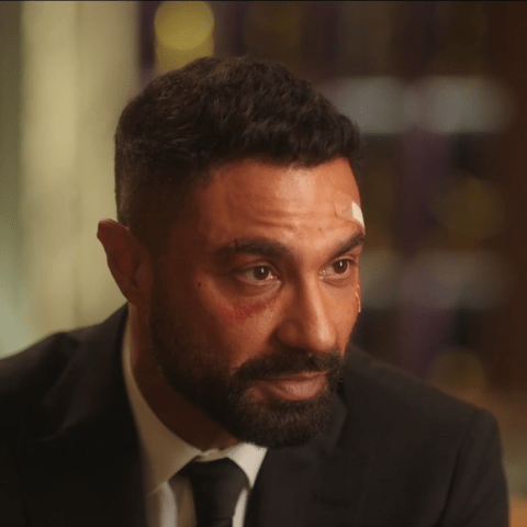 مشهد من مسلسل وننسى اللي كان