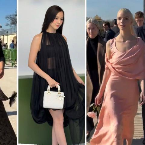 النجمات باطلالات من ديور في عرض العلامة لموسم خريف 2026