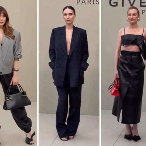 إطلالات النجمات في عرض جيفنشي لخريف 2026 في باريس