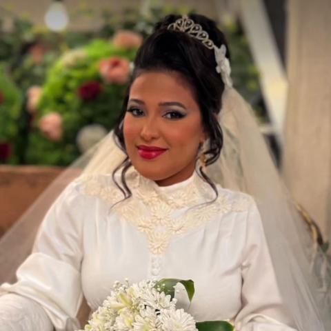 لولوة الملا من كواليس تصوير مشهد الزفاف لمسلسل الغميضة