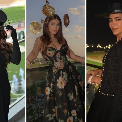 أناقة المؤثرات في كأس دبي العالمي 2026..والقبعات سيدة الموقف