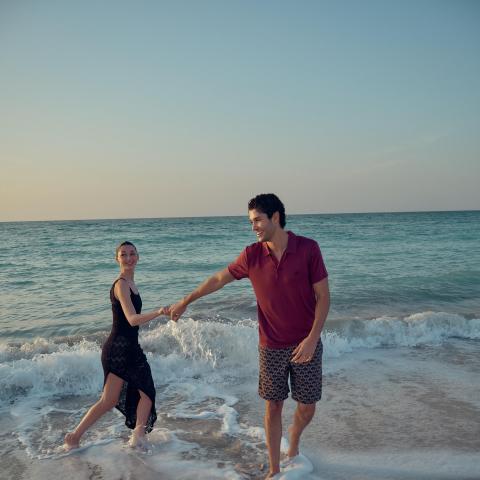 لؤي علامة ومريم بو قديدة في حملة  Vilebrequin Cruise 2026