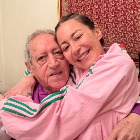 منة شلبي ووالدها