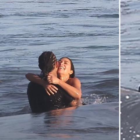 كيم كارداشيان و لويس هاميلتون