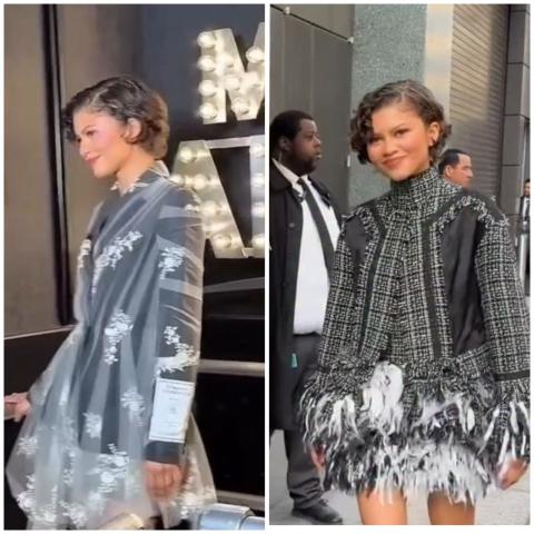 إطلالات زندايا في نيويورك: تنوّع جريء بتوقيع ارديم وزيمرمان