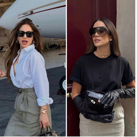 النظارات الشمسية الكبيرة: من منصات الأزياء إلى النجمات