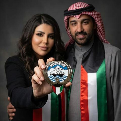 شهاب جوهر وزوجته الهام الفضالة - صورة معدلة