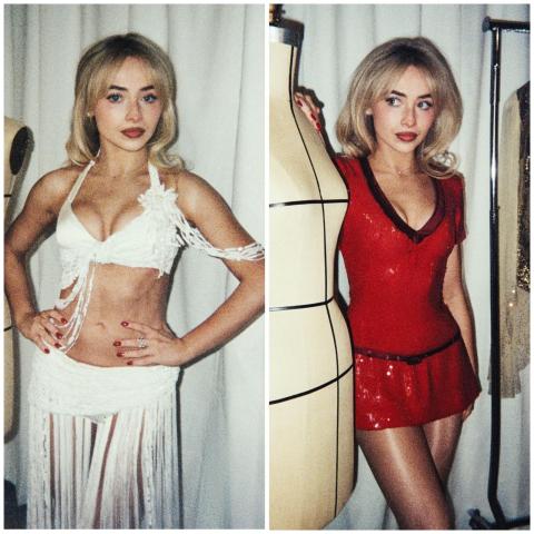 سابرينا كاربنتر تتألق بأربع إطلالات من ديور في كوتشيلا - مصدر الصور من Alfredo Flores / Sarah Carpenter