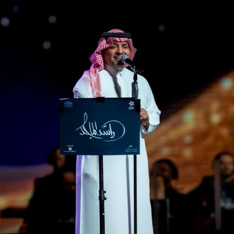 راشد الماجد من حفل جدة