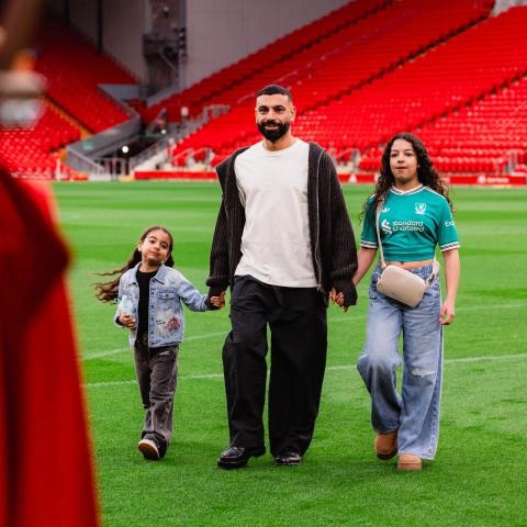 محمد صلاح وبناته