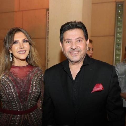 هاني شاكر و نادية مصطفى - صورة من السوشيال ميديا