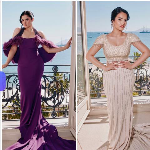 إطلالات يسر ومريم الخالدي في مهرجان كان من Velvety Couture