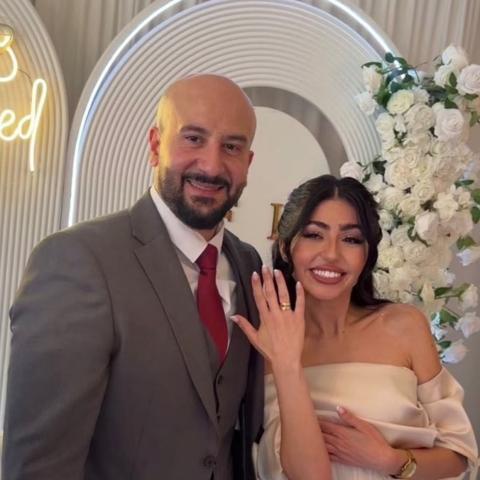 هاني غنام وخطيبته