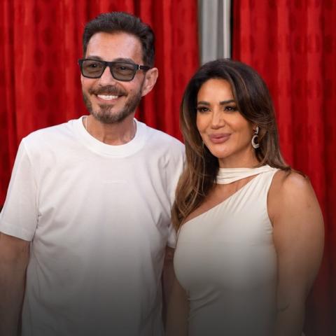 ديانا حداد وأحمد زاهر