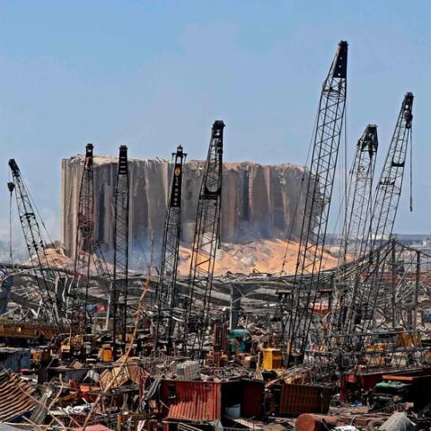 انفجار مرفأ بيروت