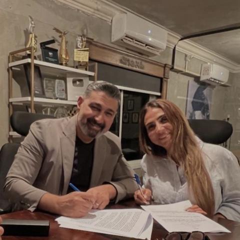 ياسر جلال ومها سليم