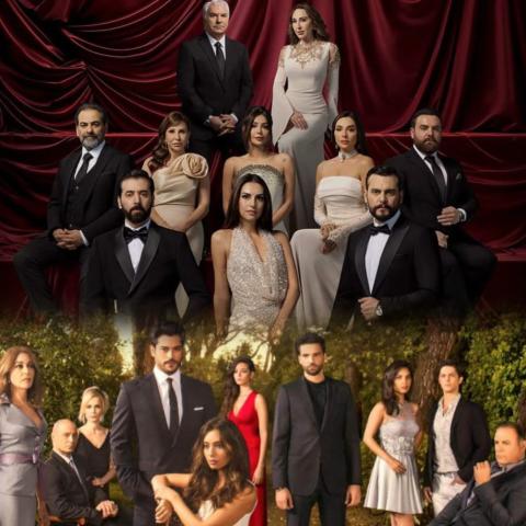 مسلسل حب أسود و حب أعمى - أبطال النسخة العربية والتركية - مصدر الصور غوغل