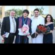 سلاف فواخرجي مع عائلتها