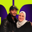 محمد رمضان ووالدته