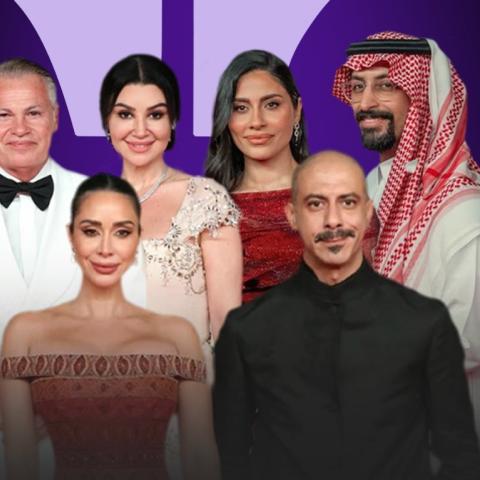 خالد صقر وإلهام علي أروى جودة وزوجها بسنت وفراج