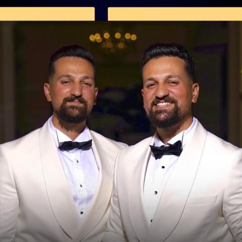 : الششترية twins مراسلا ET بالعربي في The Gala